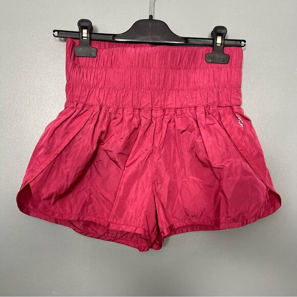 NWOT FP Movement Free People The Way Home Athletic Shorts Pink Women’s Size S - Picture 1 of 5